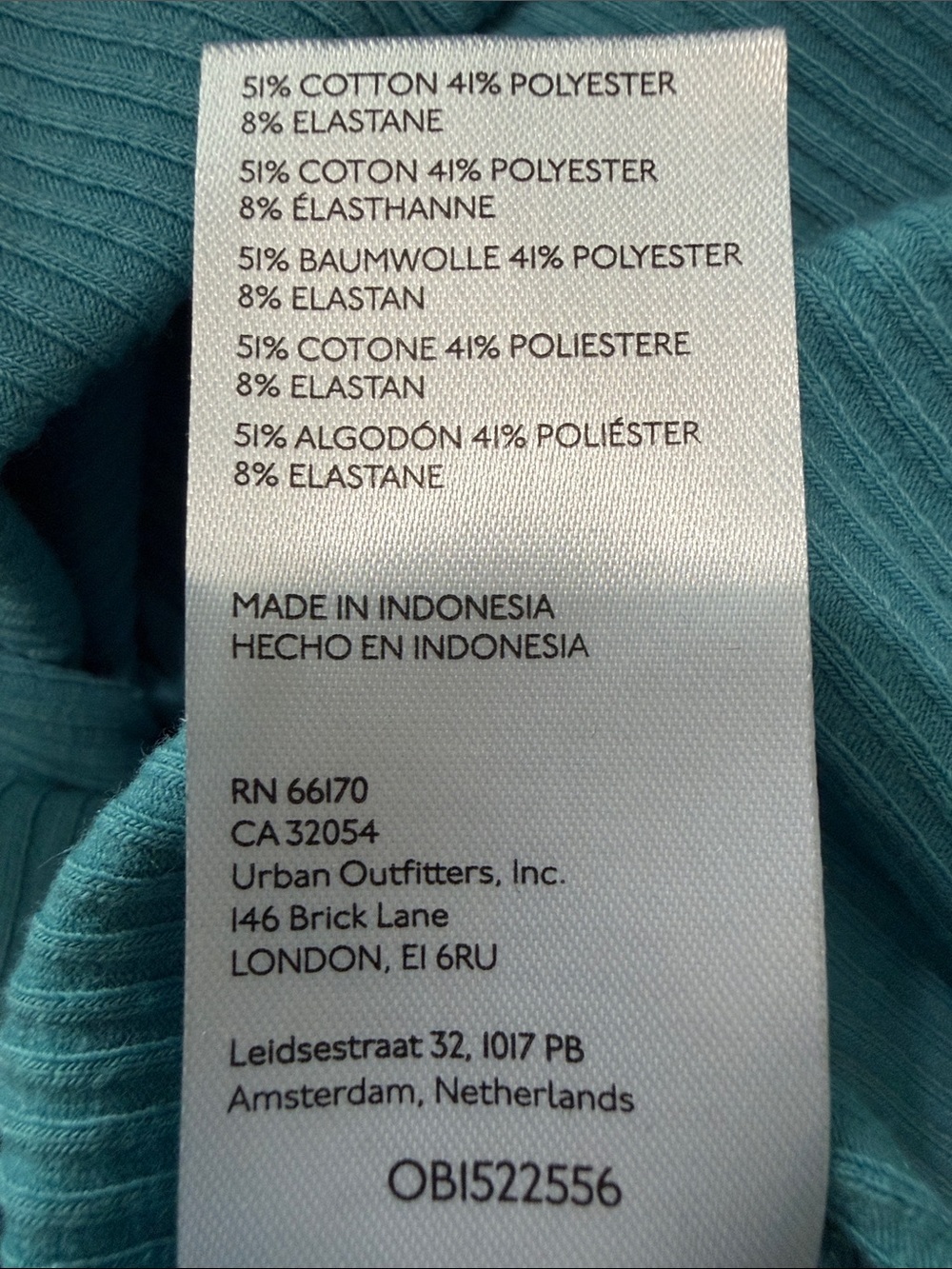 NWT-Aqua Halter Collar Ribbed Knit Dress - Picture 10 of 11